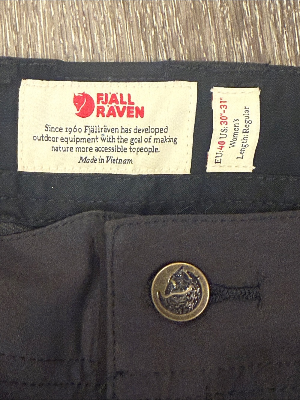 NWT Fjallraven Keb Curved Tapered Leg Curved Trouser - Women's Pants Size 10 - Picture 4 of 9